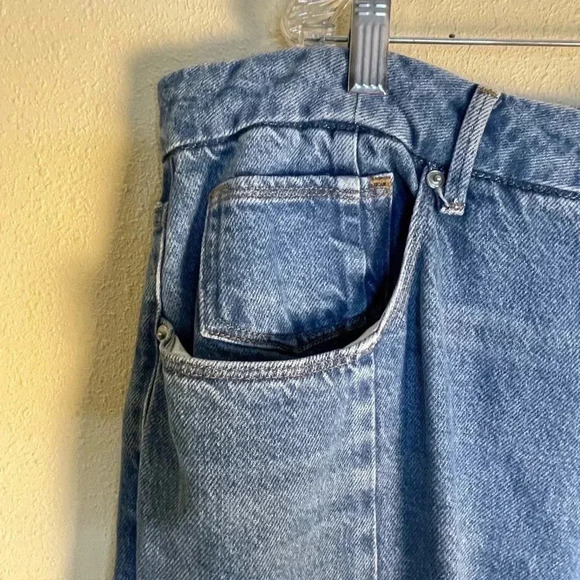 Good American 20 Good Vintage Clean Seams High Rise Jeans Blue NEW w/ TINY FLAW - Picture 10 of 13